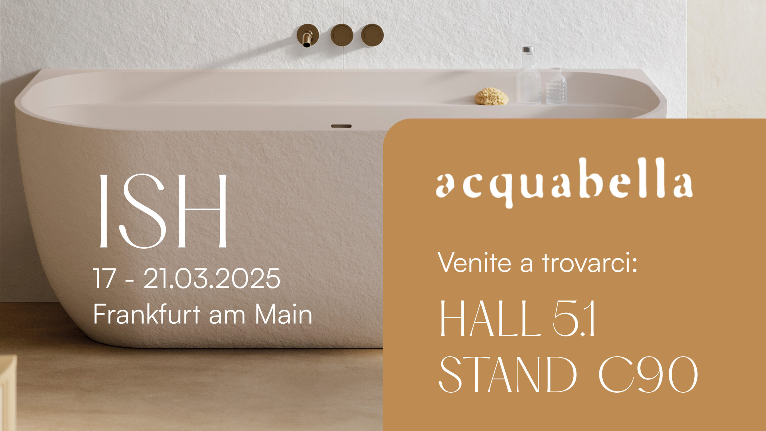 Acquabella vi aspetta a ISH 2025